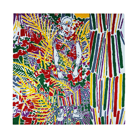 着飾るサルたち01 150x150cm