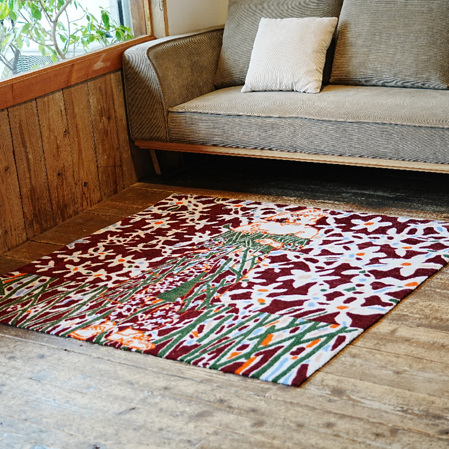 着飾るサルたち04 150x150cm