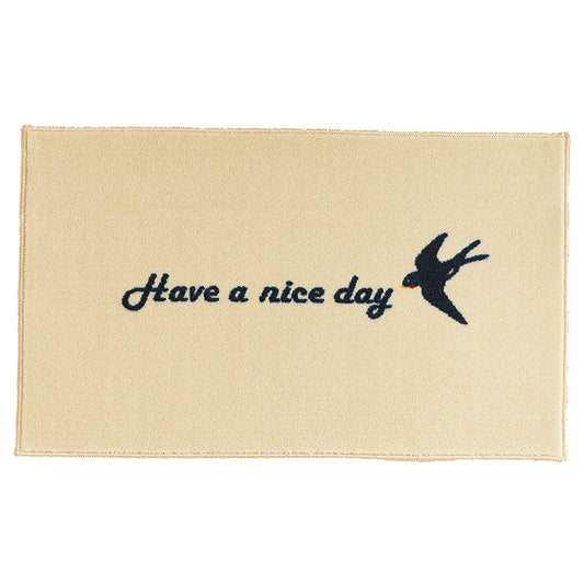HAVE A NICE DAY ivory 45×75cm