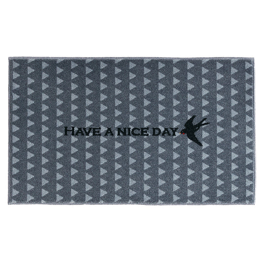 HAVE A NICE DAY grey 45×75cm