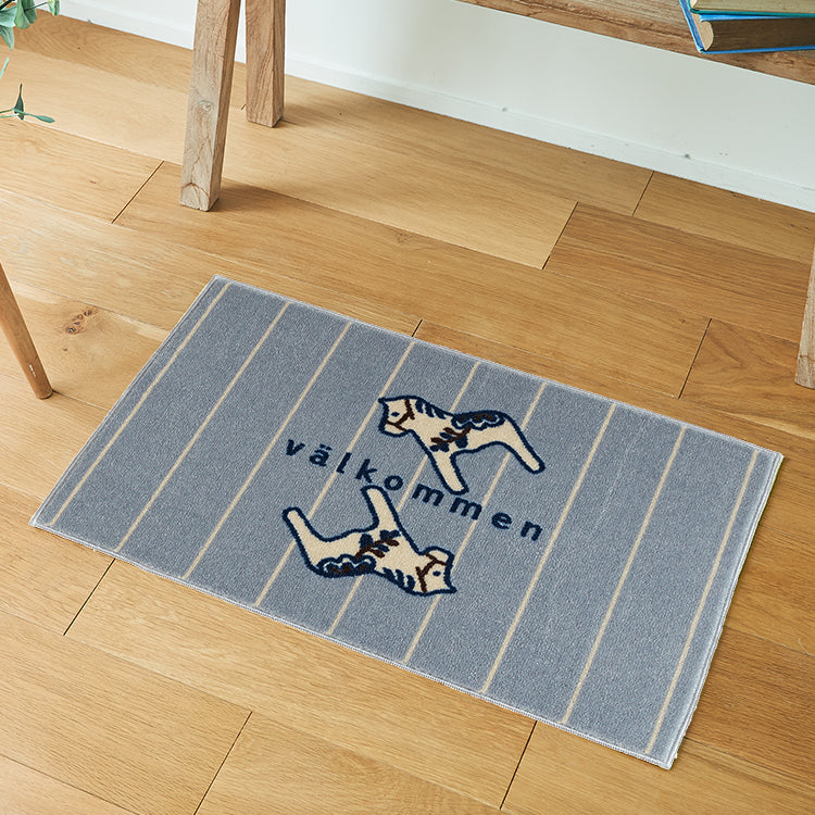 välkommen light grey 45×75cm