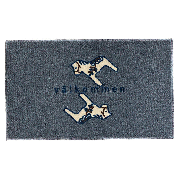 välkommen dark grey 45×75cm